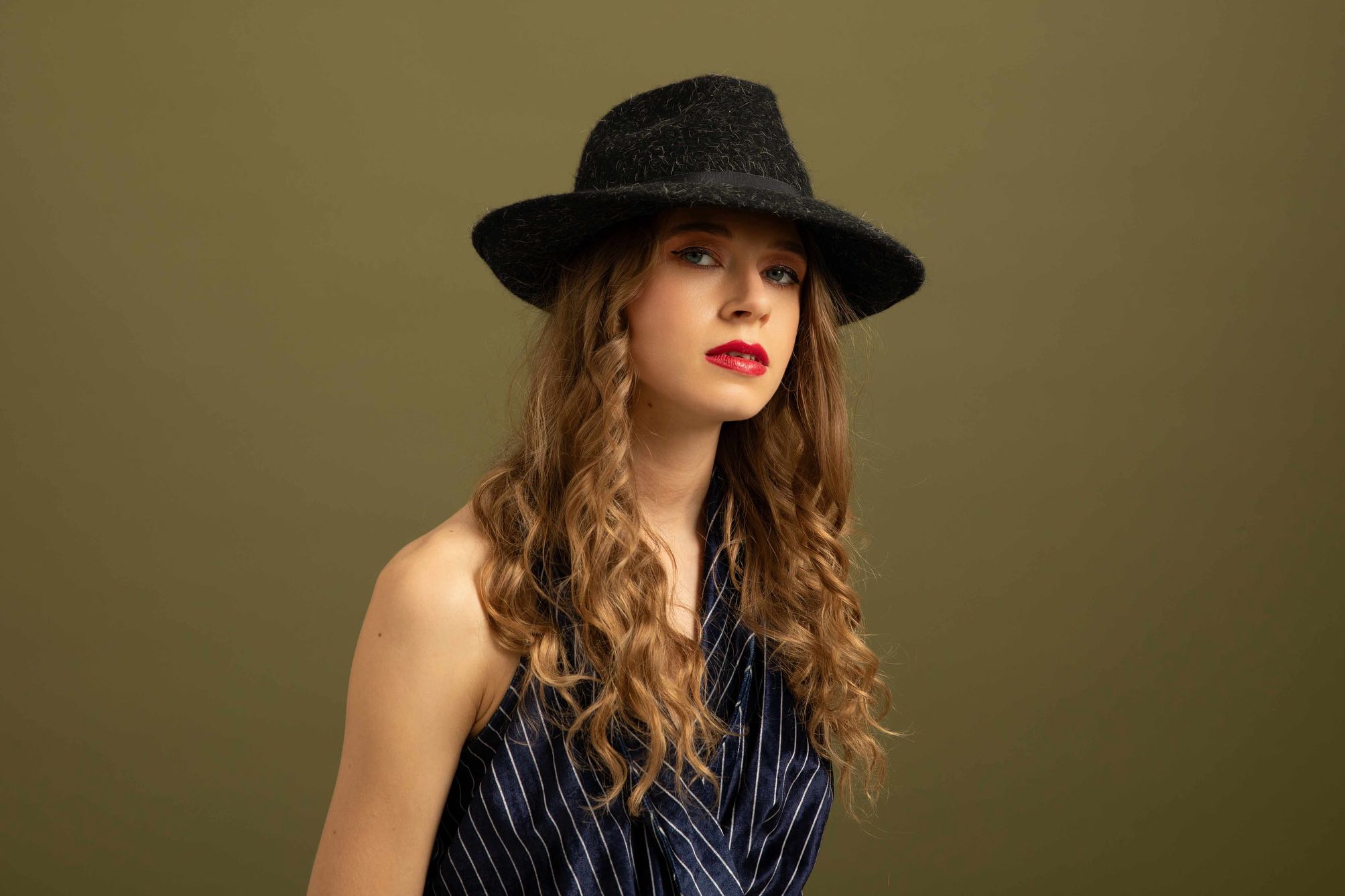 White Chalk – Grey Flecked Trilby Hat